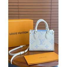 Louis Vuitton onthego BB  ice  Blue  Size: 18x15x8.5cm 2025 new 