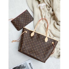 Louis Vuitton M41177 neverfull-red   Lining Size: 31x28x14cm 2025 new 