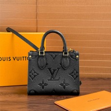 Louis Vuitton M46993 On the go BBblack  Embossing  Size: 18x15x8.5cm 2025 new 