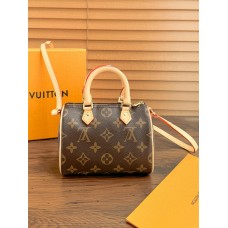 Louis Vuitton M61252 Nano Speedy Size: 16 x 12.5 x 10cm 2025 new 