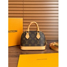 Louis Vuitton M82717 Alma nano Shell   Size: 18x12x8cm 2025 new 