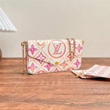 Louis Vuitton M11459pink  Pochette Félicie  Chain   Size: 21x12x13cm 2025 new 