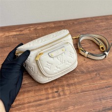 Louis Vuitton M83275 Mini BumbagWaist bag  米 White   Size: 17x12x9.5cm 2025 new 