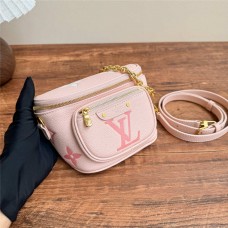 Louis Vuitton M82347  Mini Waist bag   pink    Size: 17x12x9.5cm 2025 new 