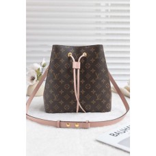 Louis Vuitton M44022  NÉONOÉ bucket -pink   Size: 26x26x17.5cm 2025 new 