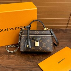 Louis Vuitton M47125  Vanity chain pouch  Vanity  Small  Size: 19x11.5x6.5cm 2025 new 
