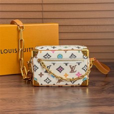Louis Vuitton M25132  Tyler Collaboration Mini Soft Trunk-black   Size: 18.5x13x8cm 2025 new 