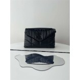 YSL Yves Saint Laurent LOULOU PUFFER  Quilting lambskin   Size: 29x17x11cm  Style: 577476 2025 new 