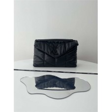 YSL Yves Saint Laurent LOULOU PUFFER  Quilting lambskin   Size: 29x17x11cm  Style: 577476 2025 new 