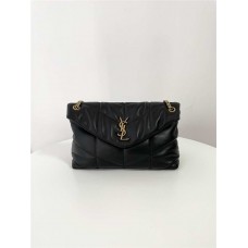 YSL Yves Saint Laurent  LOULOU PUFFER  Quilting lambskin   Size: 35x23x13.5cm  Style: 577475 2025 new 