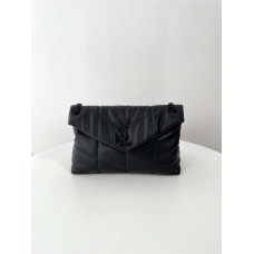 YSL Yves Saint Laurent  LOULOU PUFFER  Quilting lambskin   Size: 35x23x13.5cm  Style: 577475 2025 new 