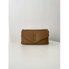 YSL Yves Saint Laurent Calypsoy   Elephant Grain    Dark Cork   Size: 38x22x12cm 2025 new 
