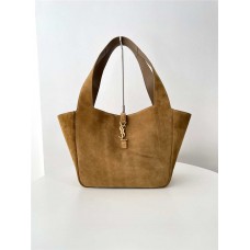 YSL Yves Saint Laurent Le Bea Suede  leather Golden Leaf   Style: 763435 Size: 50x28x18cm 2025 new 