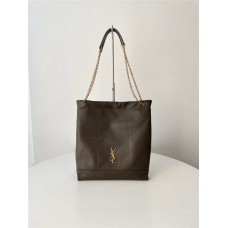 YSL Yves Saint Laurent JAMIE POCHON  light  Musk   Style: 781666 Size: 34x26x2cm 2025 new 