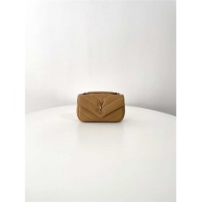 YSL Yves Saint Laurent LOULOUMINIblack    Style: 821749 Size: 20x12x5cm 2025 new 