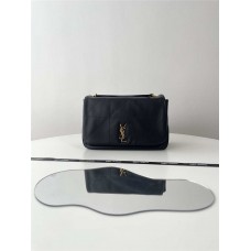 YSL Yves Saint Laurent  YSL JAMIE black  gold Small    Style: 763475 Size: 25x16x7cm. 2025 new 