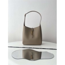 YSL Yves Saint Laurent Soft hobo_dust  Grey    Style: 713938 Size: 23x22x8.5cm 2025 new 
