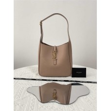 YSL Yves Saint Laurent  YSL Soft hobo_ Dark Beige  .  Style: 713938 Size: 23x22x8.5cm 2025 new 