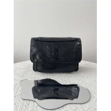 YSL Yves Saint Laurent  Niki 28cm black  black  Chain _ 633158 Size: 28x20x8.5 2025 new 