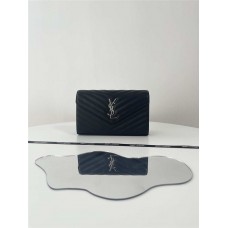YSL Yves Saint Laurent MONOGRAM WOC  Style: 377828 Size: 22.5x14x4cm 2025 new 