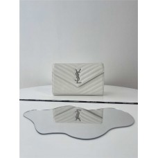 YSL Yves Saint Laurent MONOGRAM WOC  Style: 377828 Size: 22.5x14x4cm 2025 new 