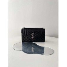 YSL Yves Saint Laurent  Envelope_Small black    Envelope     Style: 600195 Size: 21x13x6cm 2025 new 