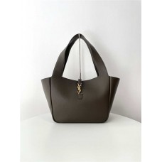YSL Yves Saint Laurent  Le BeaTote     Style: 763435（ Dark Chestnut  ） Size: 50x28x18cm 2025 new 
