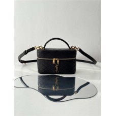 YSL Yves Saint Laurent  GABY mini zipper  Vanity     Style: 766731 Size: 18x11x6.5cm 2025 new 