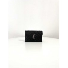 YSL Yves Saint Laurent MONOGRAM Caviar  WOC   Style: 393953 Size: 19x12.5x3.5cm  2025 new 