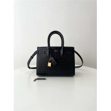 YSL Yves Saint Laurent SAC DE JOUR BAG Crocodile Embossed _  Style: 421863 Size: 26x20.5x12.5cm 2025 new 