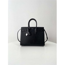 YSL Yves Saint Laurent SAC DE JOUR BAG Crocodile Embossed _  Style: 466546 Size: 32x25.5x15.5cm 2025 new 
