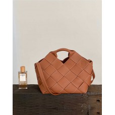 Loewe Woven Basket Gingham Bag 38*20*18cm  66081 2025 new 