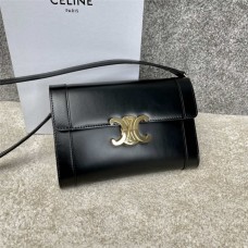 Celine TRIOMPHE   Size 21 x15x4.5cm   Model:  195263 2025 new 