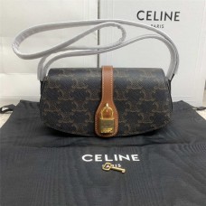 Celine mini Tabou Clutch on Strap   Size: 18 X 8 X 5cm  Model: 101592 2025 new 