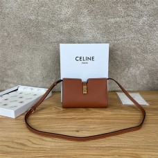 Celine Mini 16   Size: 18×12×3.5cm   Model 100443 2025 new 