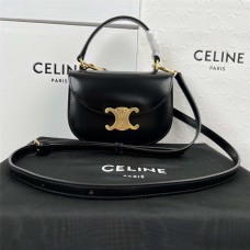 Celine BESACE TRIOMRHE mini  Size 15.5x11.5x5 cm   Model 10L063 2025 new 