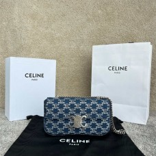 Celine TRIOMPHE  Size 20.5x10.5x4 cm  Model 115202 2025 new 