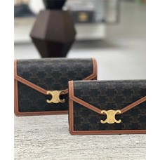 Celine ENVELOPPE TRIOMPHE   Size  22x15x5 cm   Model:  113322 2025 new 