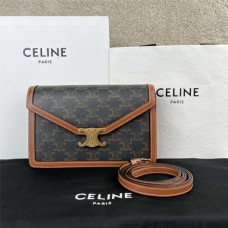 Celine ENVELOPPE TRIOMPHE   Size  22x15x5 cm   Model:  113322 2025 new 