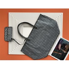 Goyard  The Anjou GM Size：34 cm x 20 cm x 40 cm Chevroches Calfskin & Goyardine Canvas  2025 new 