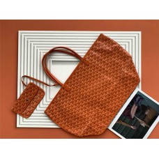 Goyard  The Anjou GM Size：34 cm x 20 cm x 40 cm Chevroches Calfskin & Goyardine Canvas  2025 new 