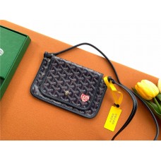 Goyard Plumet size：14 cm x 2.5 cm x 20.5 cm Goyardine Canvas & Chevroches Calfskin 2025 new 