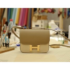 Hermes  Constance 19 | C18 Etoupe  | Epsom  Leather | Gold Hardware 2025 new 