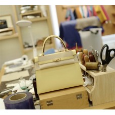 Hermes Kelly 25 | 1Zjaune Poussin | Epsom  Leather | Gold Hardware 2025 new 