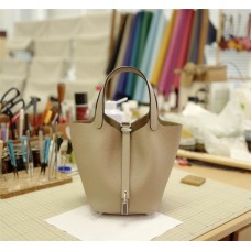 Hermes Picotin18 | 81Gris Tourterelle | Tc | Silver Hardware 2025 new 