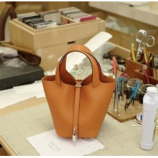 Hermes Picotin18 | 93Classic Orange | Tc | Silver Hardware 2025 new 