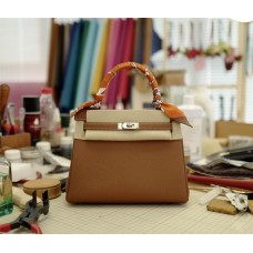 Hermes Kelly 25 | C37Gold | Togo  Leather | Silver Hardware 2025 new 