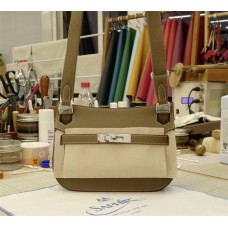 Hermes  Mini Jypsiere C18 Etoupe | Evercolor  Leather | Silver Hardware 2025 new 