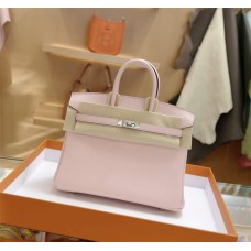Hermes  Birkin 25 | 3Qrose Sakura | Swift  Leather | Silver Hardware 2025 new 