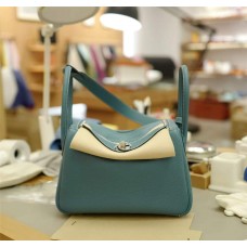 Hermes Lindy 26 | D2New Bleu Jean | Tc Leather | Silver Hardware 2025 new 